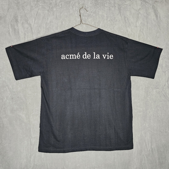 ADLV Acme De La Vie Black Shirt Mens W/Baby Face Donuts Graphic ADLV A3-21 - Picture 2 of 6